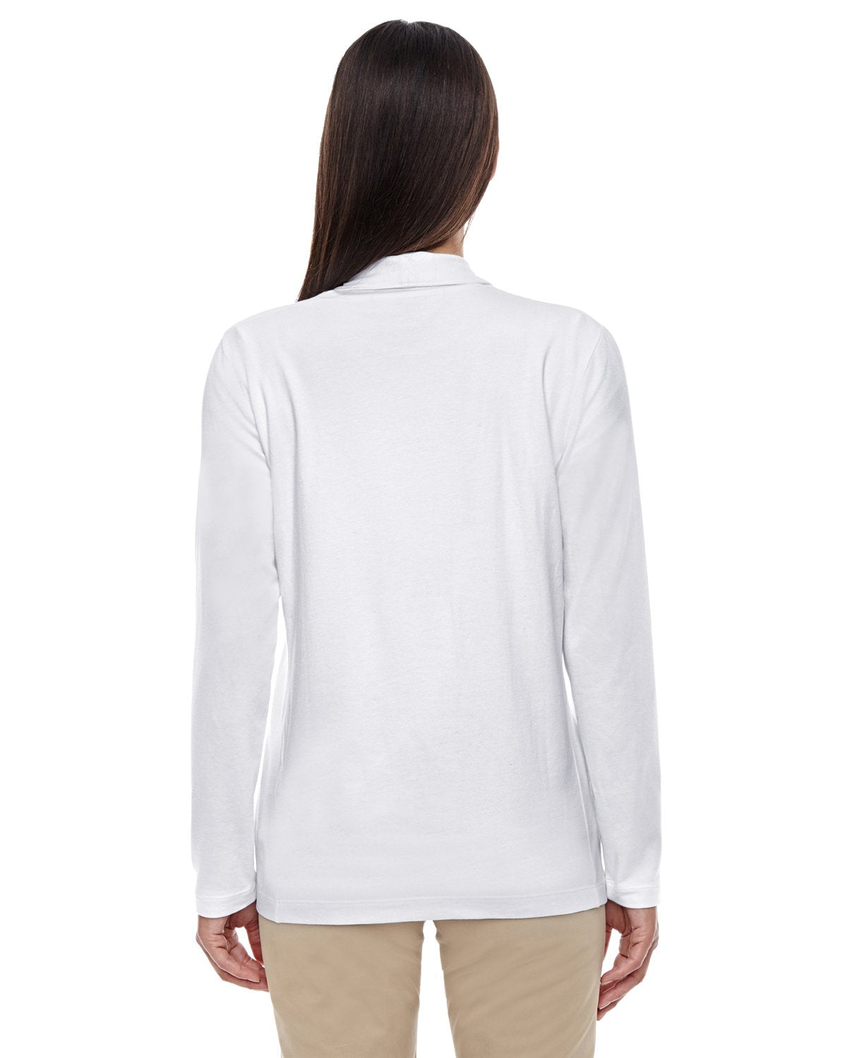 Ladies Perfect FitShawl collar cardigan - WHITE - XS(D0102H76ZA8)