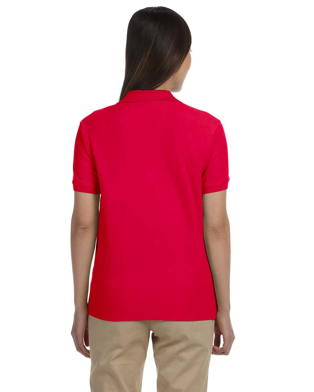 Ladies Pima Piqu Y-collar Polo - WHITE - XS(D0102H7Y7I2)