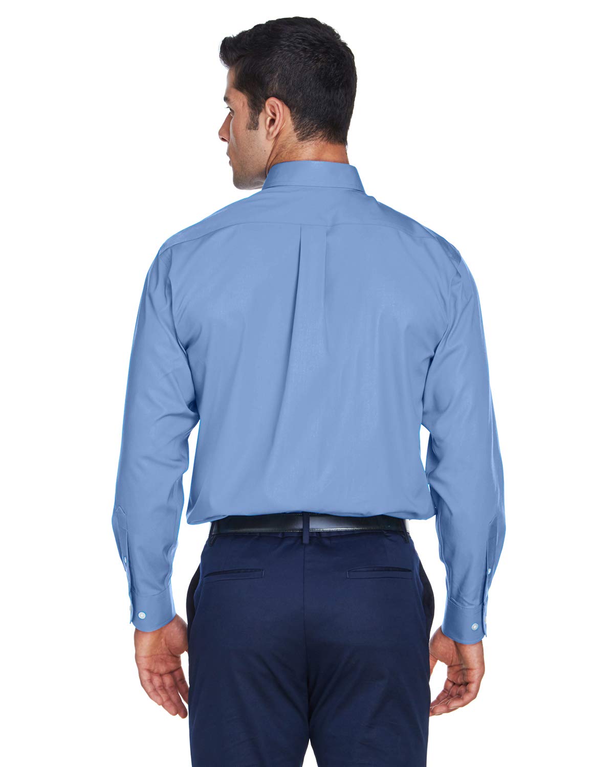 Mens crown Woven collectionSolid Oxford - LIgHT BLUE - S(D0102H7NVU2)