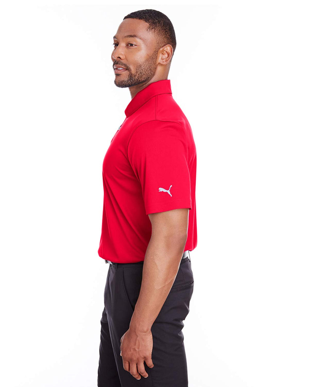 Mens Icon golf Polo - PUMA BLAcK - L(D0102H7DE32)