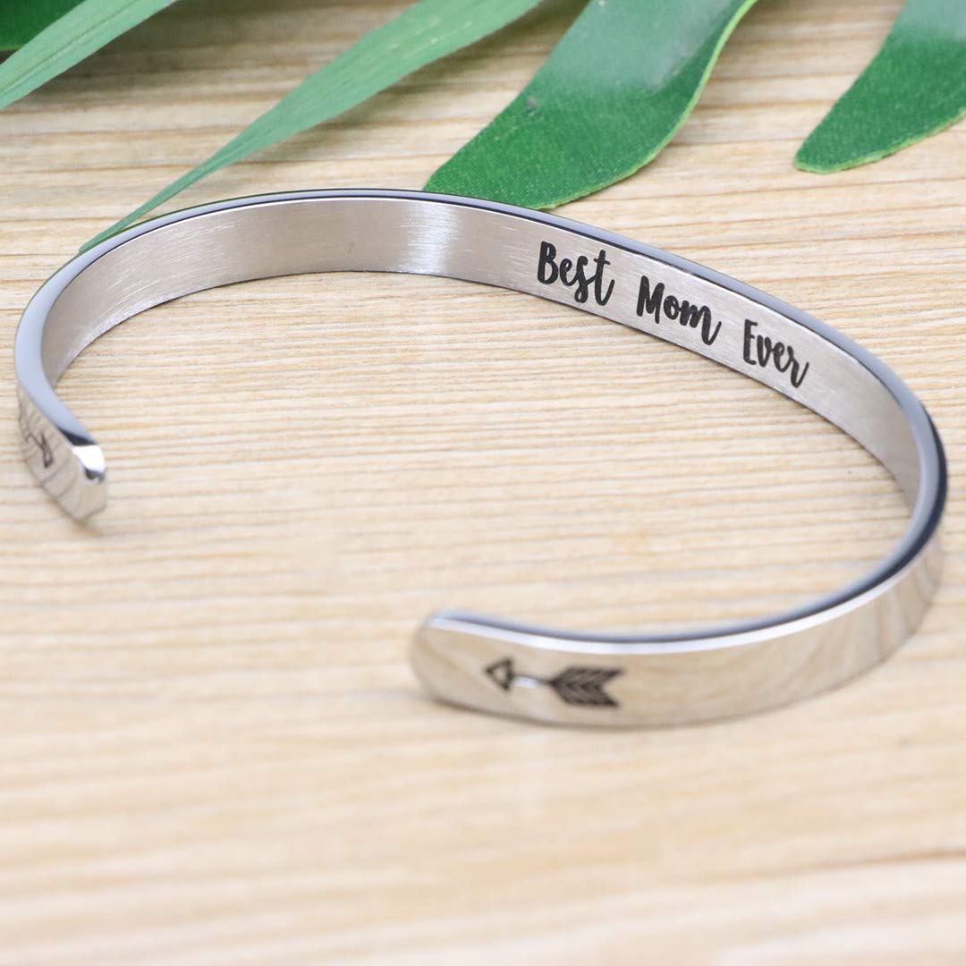 Mother's Day Christmas Birthday Thanksgiving Day Gifts for Mom 316L Stainless Steel Jewelry Inspirational Motivational Encourage
