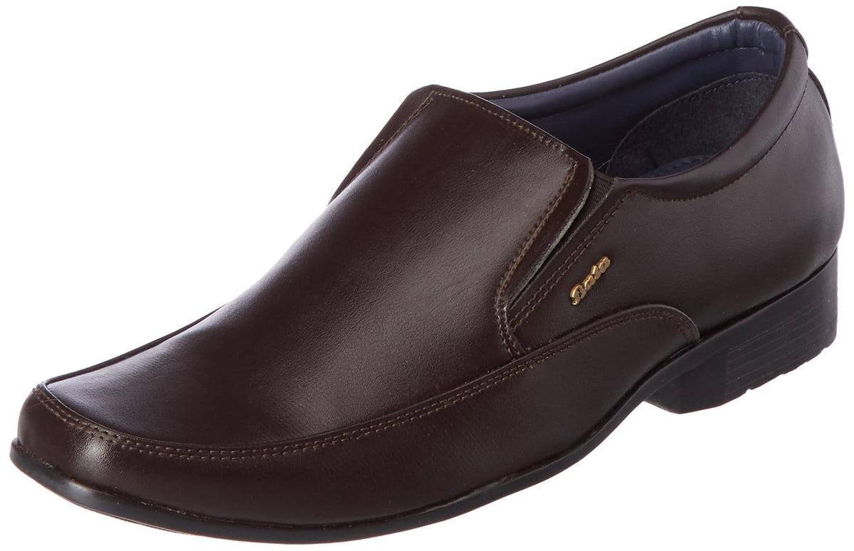 Bata Mens Slipon Formal Shoes  Light Brown (10 UK) (8513000) 10