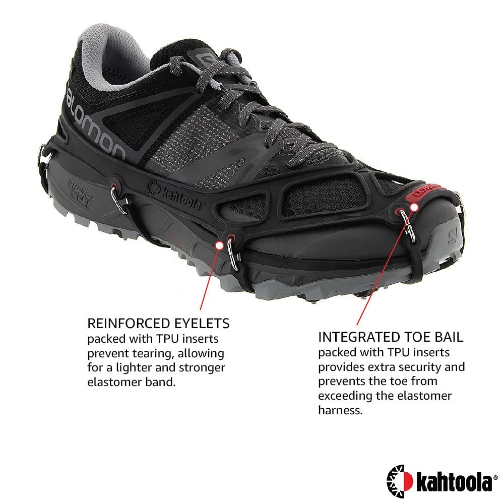 Kahtoola EXOspikes Footwear Traction - Black - X-Large