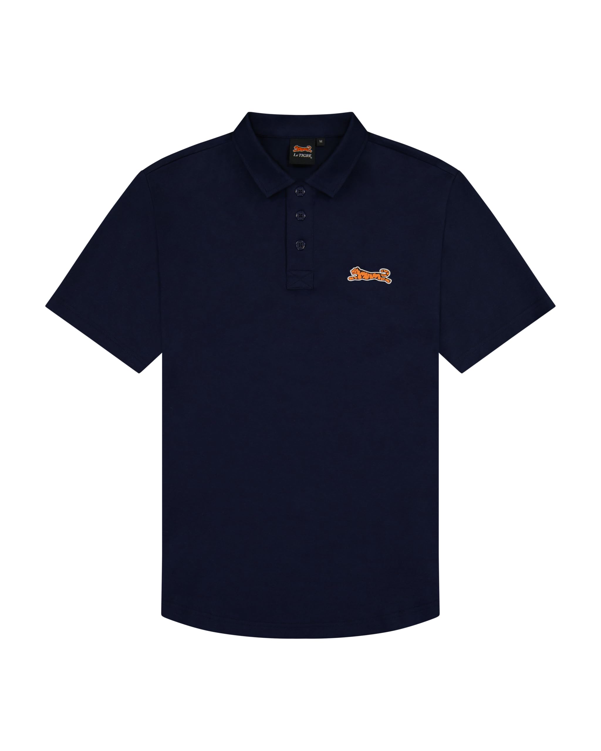 Classic Cotton Polo Shirt - Navy by Le Tigre for Men - 1 Pc Shirt (XL)