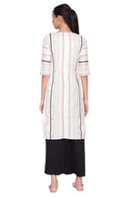 W For Woman Women'S Striped Regular Kurta