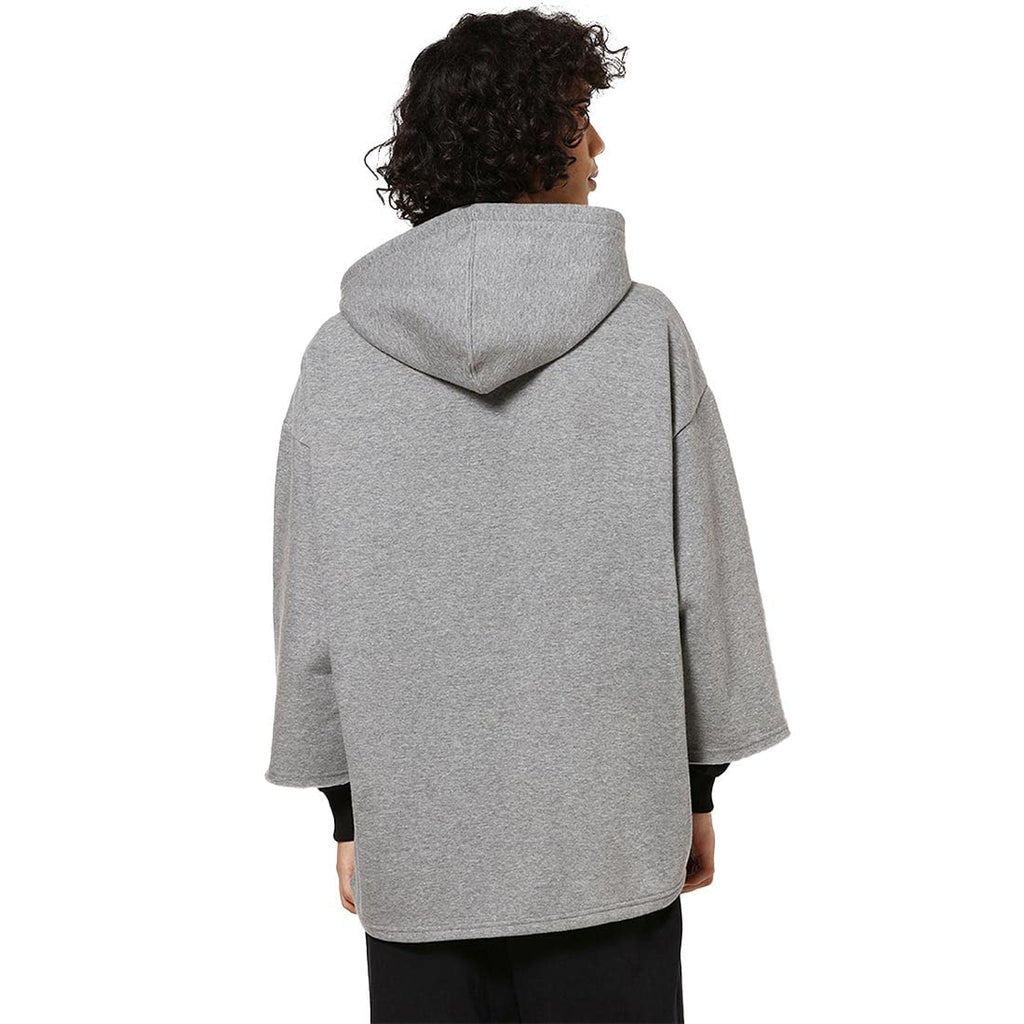 Bewakoof Mens Grey No Mad Typography Super Loose Fit Sweatshirt