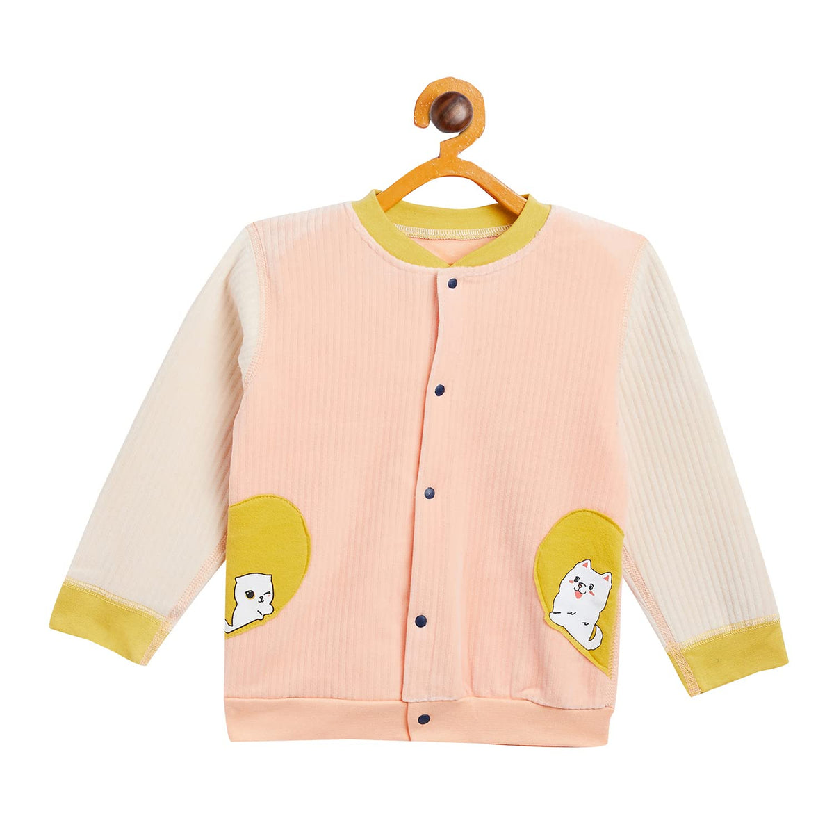CAMEY Boys & Girls Cotton Full Sleeves Sweatshirt (E396) (1824 Months, Orange) 18-24