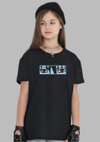 Uniplanet Store GirlS Cotton Anime T Shirt With Round Neck Line Graphic Printed Half Sleeves Regular Fit And Standard Length Bl