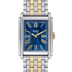 Fossil Men's Carraway Quartz Stainless Steel Three-Hand Watch, Color: Silver/Gold (Model: FS6010)