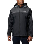 Columbia Men's Glennaker Lake Rain Jacket, Black/Grill, Small