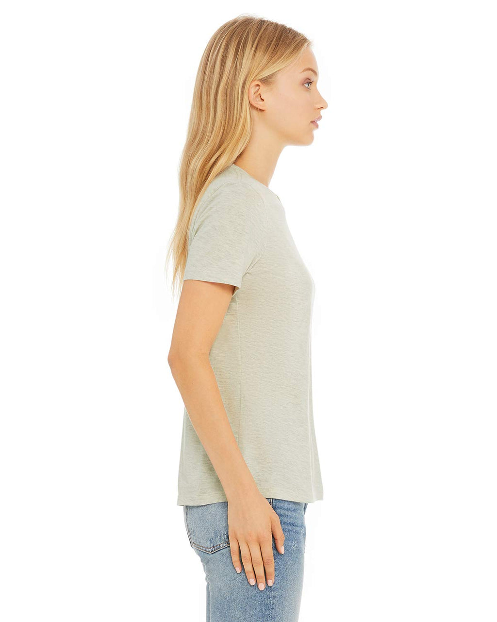 Ladies Relaxed Heather cVc Short-Sleeve T-Shirt - ATHLETIc HEATHER - S(D0102H7WR2T)