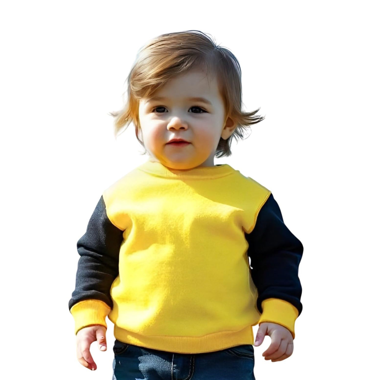 Lofn Stylish Kids Sweatshirt (KDSW4932YLBL.1) Multicolour 13-14