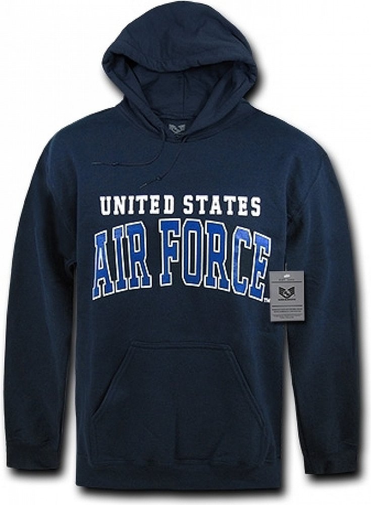 Pullover Hoodie, US Air Force, Navy, 2X