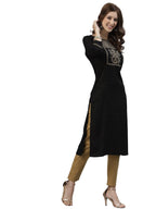 Sanisa Foil Printed Rayon Kurta