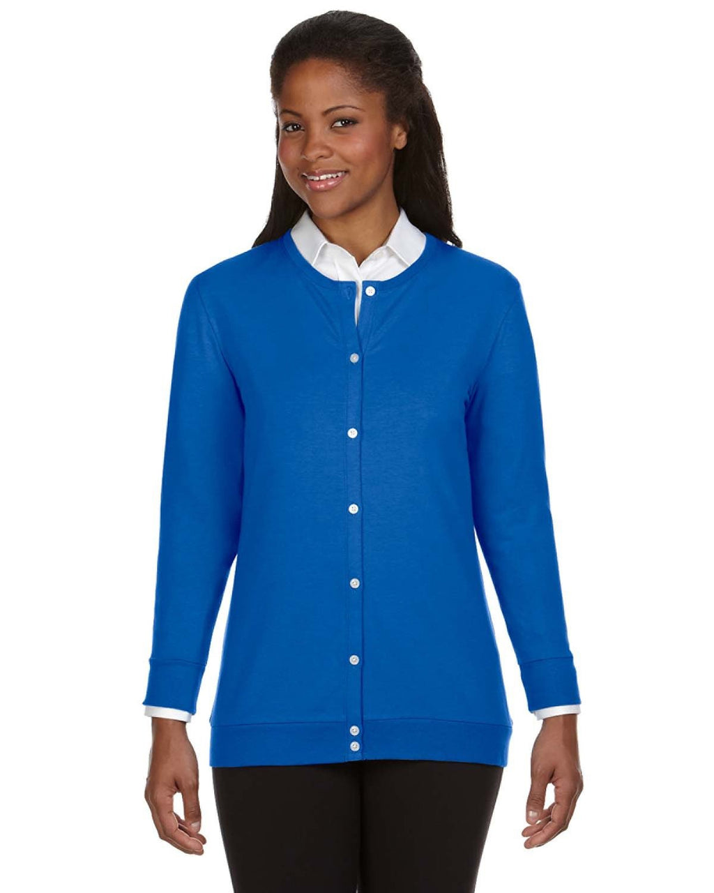 Ladies Perfect FitRibbon cardigan - WHITE - XS(D0102H764Z2)