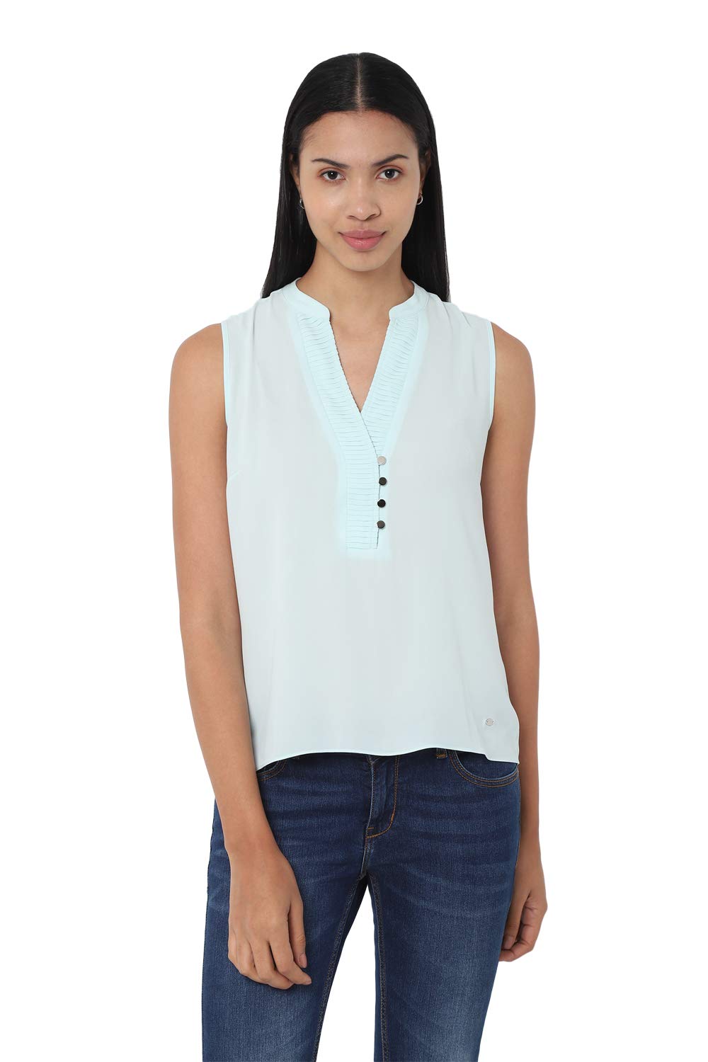 Allen Solly Women Regular Fit Solid Top