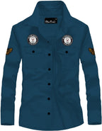 Kadiyu Double Pocket MenS Casual Shirt - Regular Fit, Solid Spread Collar, Versatile Everyday Wear, Comfortable And Stylish Desi