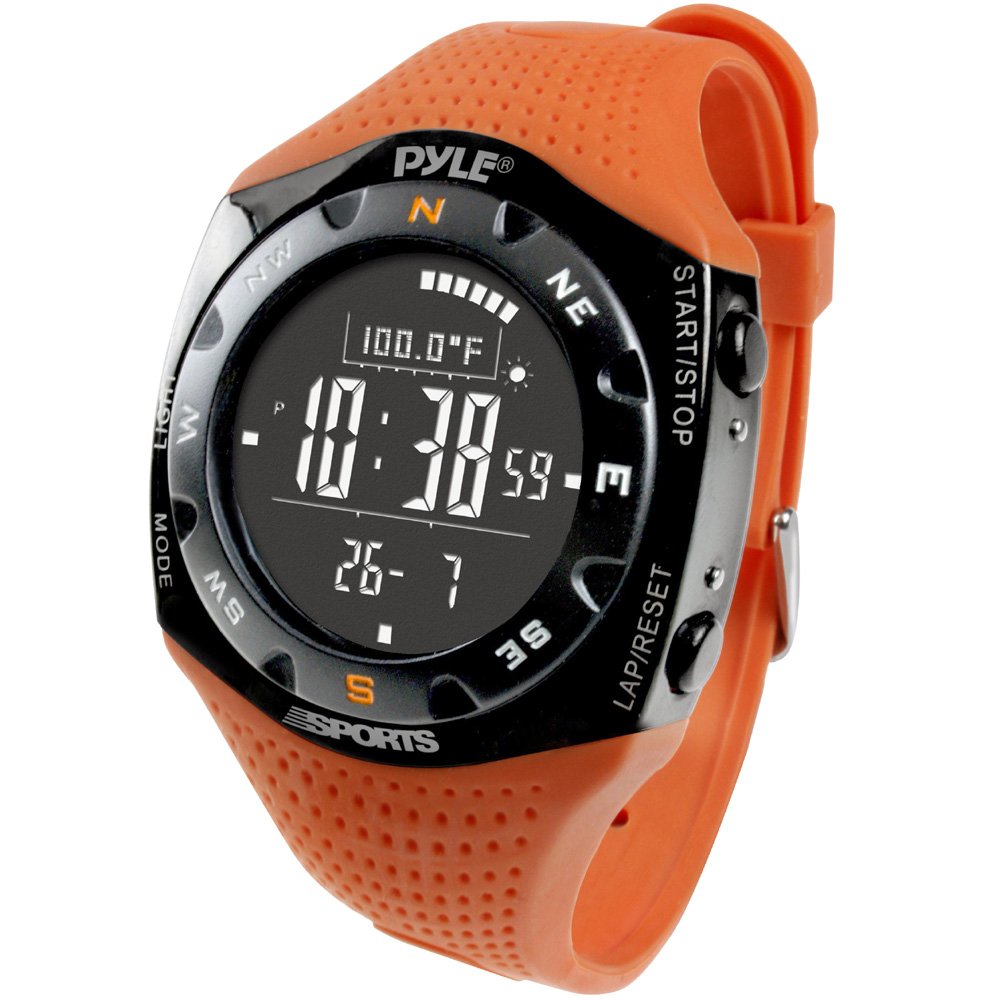 Pyle Multifunction Skiing Sports Training Watch - Smart Classic Fit Sport Digital Fitness Gear Wrist Tracker w/ Chronograph, Tim