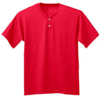 Youth Tek 2-Button Henley Jersey - BLAcK - XS(D0102H7KgP2)
