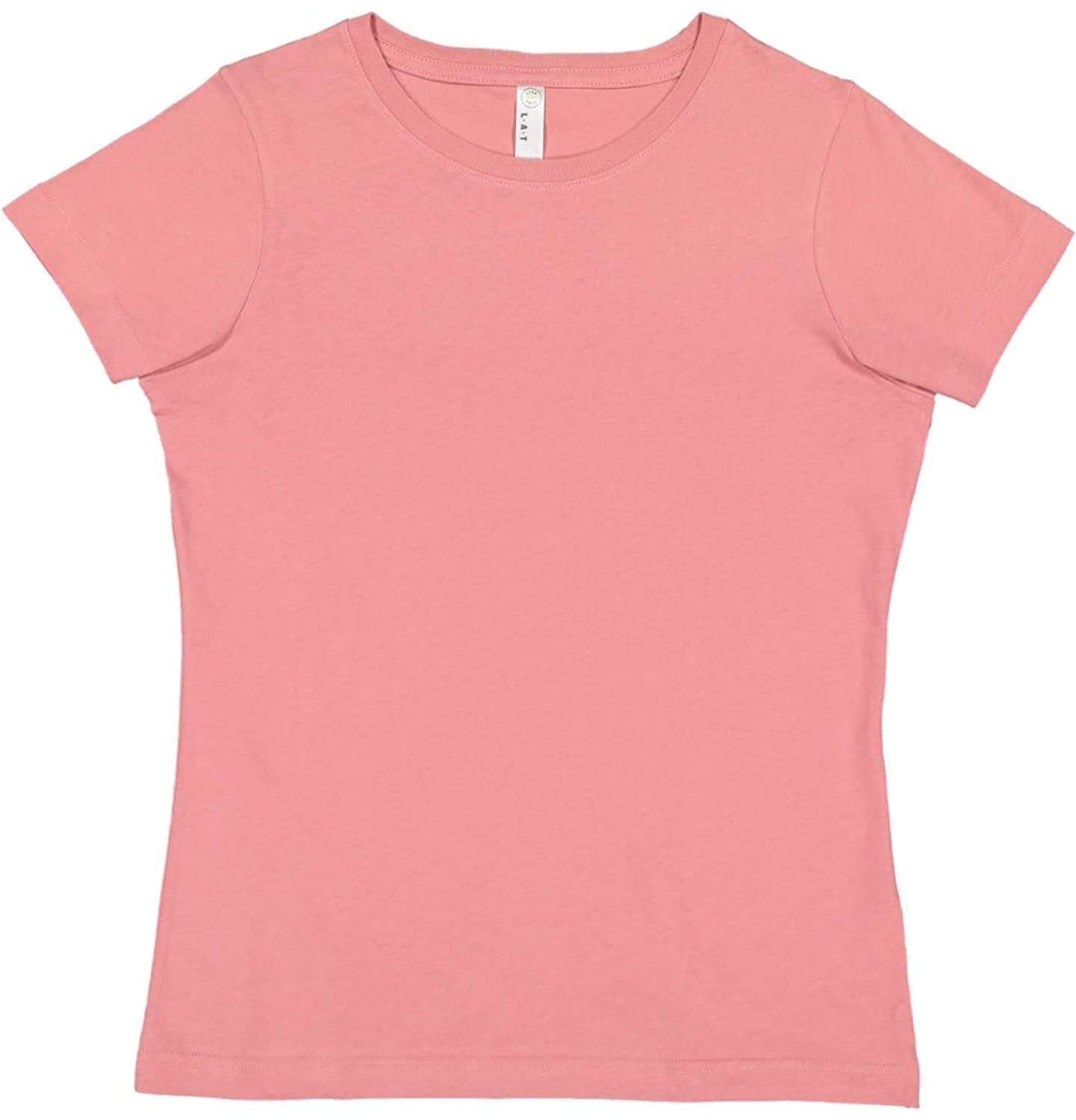 Ladies Fine Jersey T-Shirt - VINTAgE BURgUNDY - XS(D0102HI3ZcA)