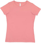 Ladies Fine Jersey T-Shirt - VINTAgE BURgUNDY - XS(D0102HI3ZVU)