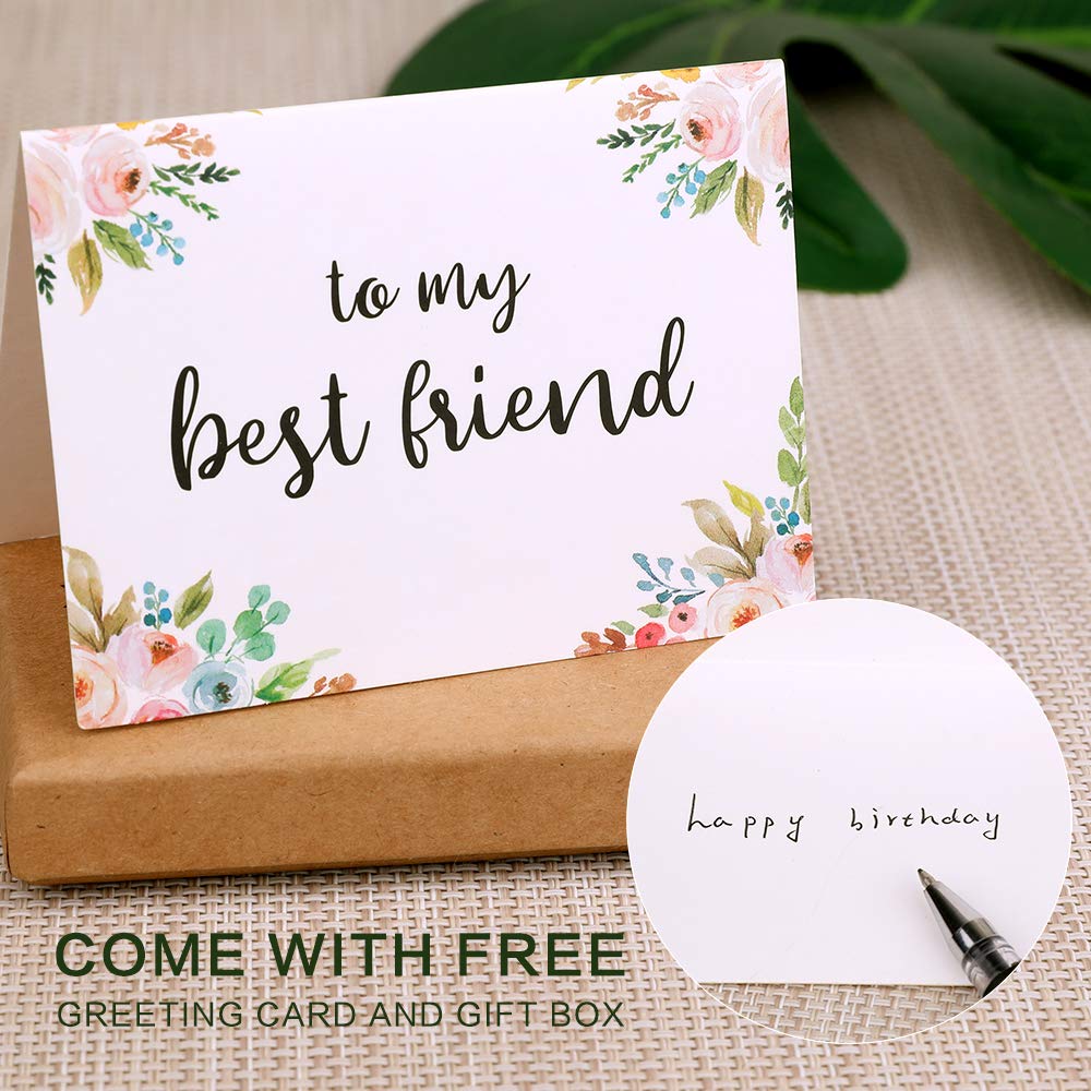 DUMBEN Gifts for Women Best Friend Her Soul Sister Bestie BFF Birthday Mothers Day Christmas Unbiological Present Stuff Ideas Yo