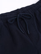 Dennis Lingo Solid Cotton Mens Casual Drawstring Joggers, Straight Fit, Mid Rise, Stretchable Ankle Length Athletic Track Pants