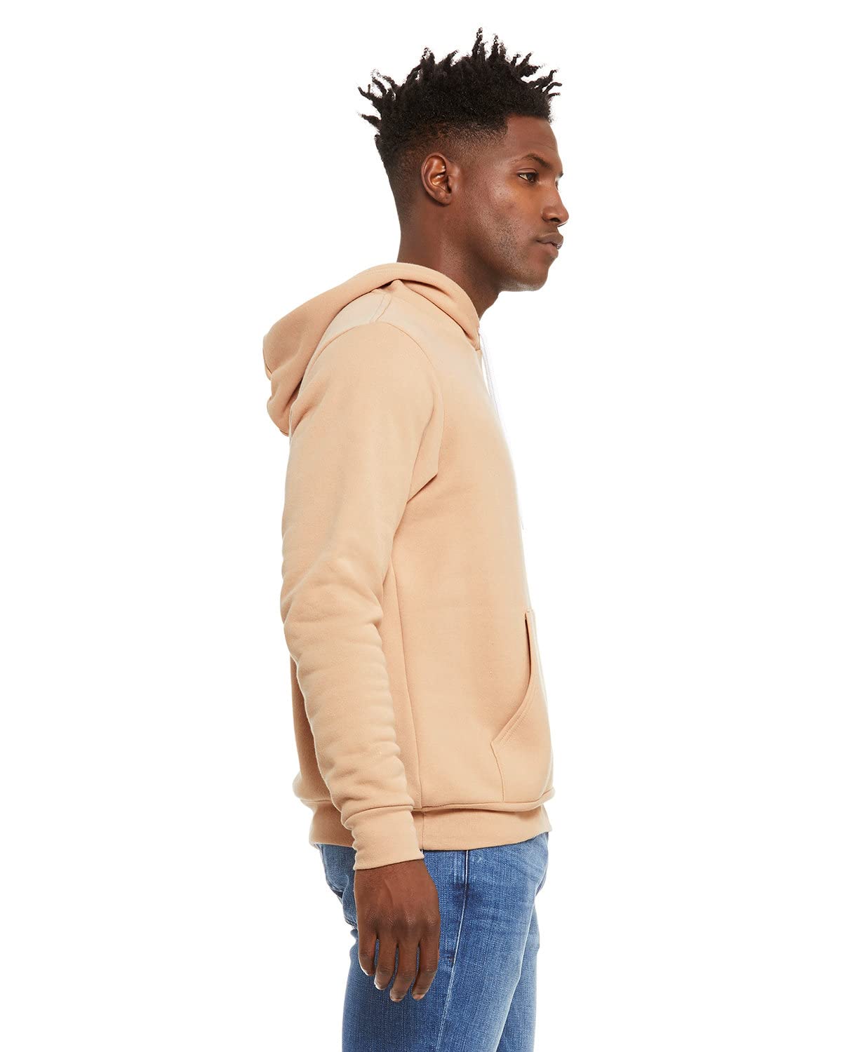 Unisex Sponge Fleece Pullover Hoodie - NAVY - S(D0102H7W258)