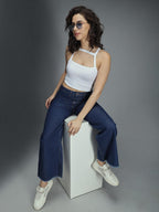 High Star WomenS Regular Jeans (Hswjnw23202_Ig3_Blue