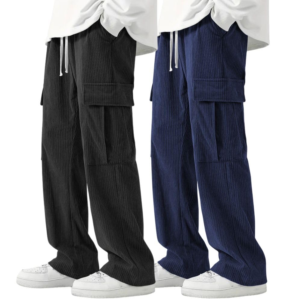 Greciilooks Cargo Joggers For Men  Cotton Loose Fit Utility Pants With 6 Pockets | Durable Outdoor & Hiking Trousers (Available 