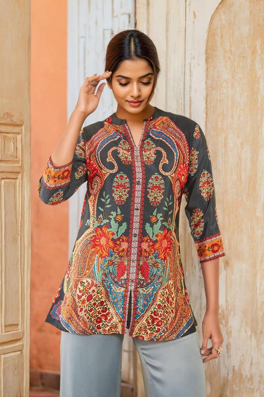 Soch Womens Muslin Floral Print Tunic