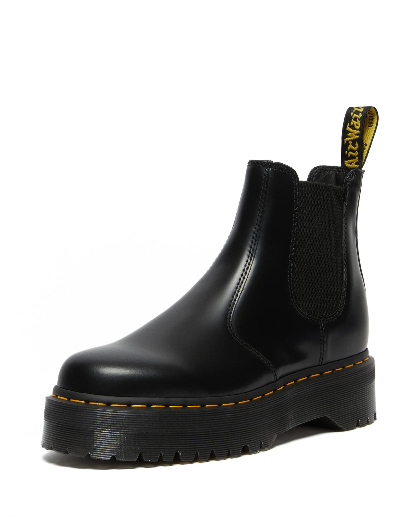 Dr. Martens Unisex Amphibians Combat Boot, Black, 10 US Women