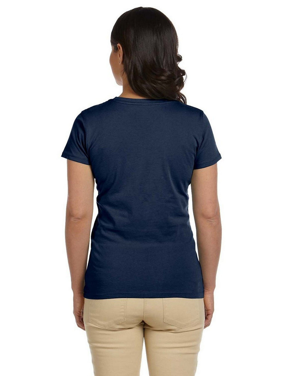 Ladies 44 oz 100% Organic cotton classic Short-Sleeve T-Shirt - BLAcK - S(D0102H7ZQTP)