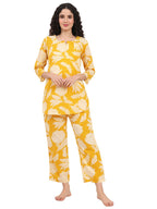 Tee Projekt Co Ord Set For Women Stylish | Ethnic Co Ord Set For Women Yellow
