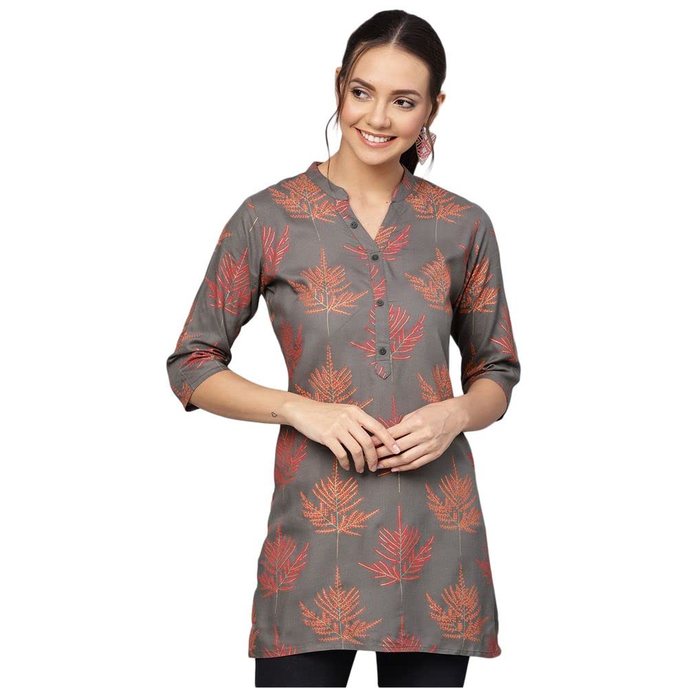 Anubhutee WomenS Rayon Regular Straight Kurti
