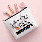 BiuNiuring Cow Gifts for Cow Lovers, Cow Gifts for Women, Cow Accessories Cosmetic Bag, Cow Makeup Bag, Who Loves Moody Cosmetic
