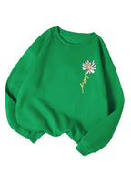 Kotty Women Full Sleeve Round Neck Printed Sweatshirt