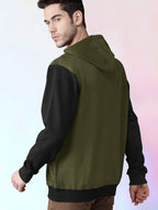 Noble Monk MenS Printed Cotton Blend Hooded Neck Sweatshirt | Full Sleeves | Casual Hoodie For Men