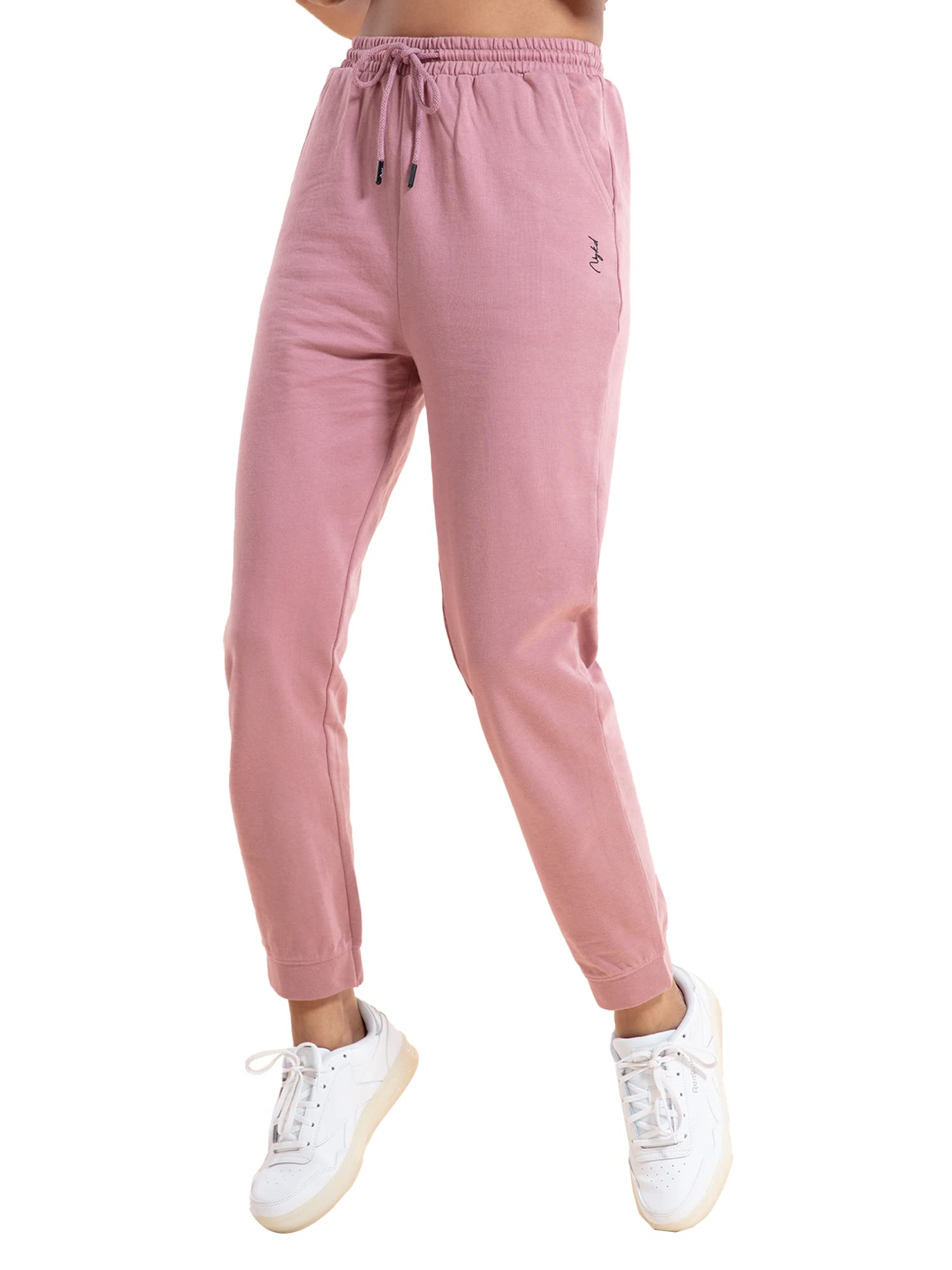 Nykd All Day Classic Utility Joggers/Track Pants/Lounge Pants For Women, Lightweight, Super Comfy, Elastic Waist & Cuffs Utility