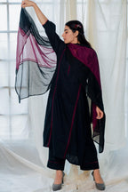 Anni Designer Women'S Rayon Viscose A-Line Solid Kurta With Pant & Dupatta