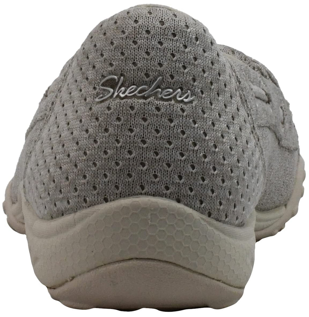 Skechers Women's Breathe Easy-Good Influence Sneaker Stone 7.5 M US