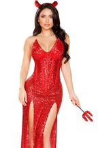 4911 - 4pc Satan Devil - Small / Red