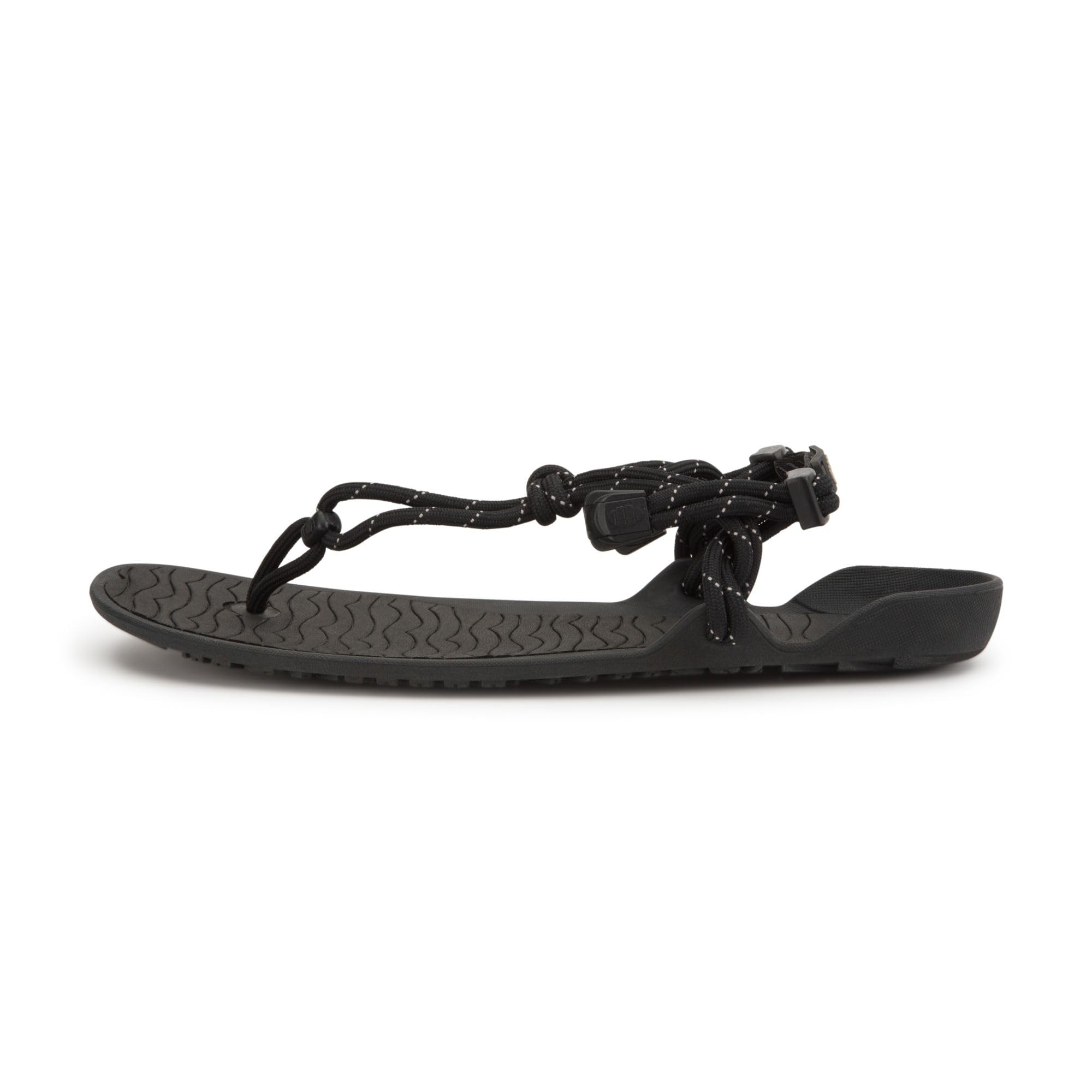 Xero Shoes Men's Aqua Cloud Barefoot Water Sandals, Black, 12