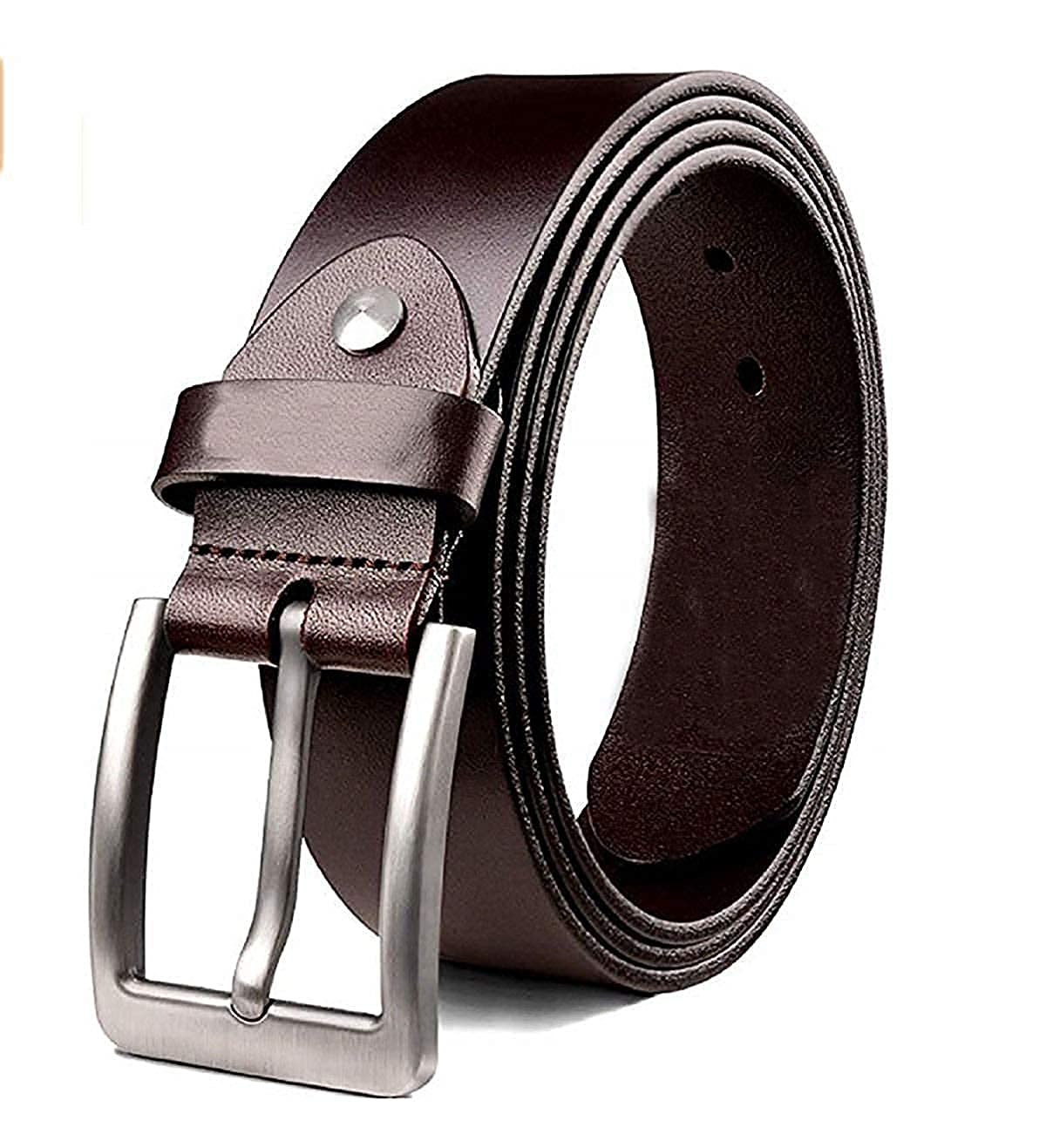 Kaezri Genuine Leather Brown Belt (Katabrdd) (42, Genuine Leather) 42