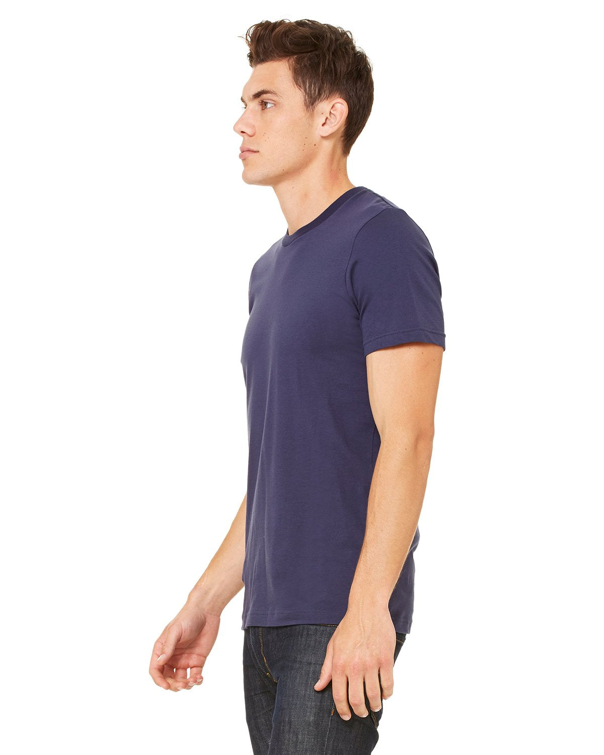 Bella + Canvas Unisex Jersey Short-Sleeve T-Shirt 2XL NAVY