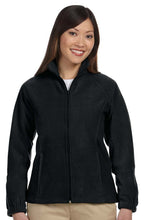Ladies 8 oz Full-Zip Fleece - BLAcK - XS(D0102H76WIT)