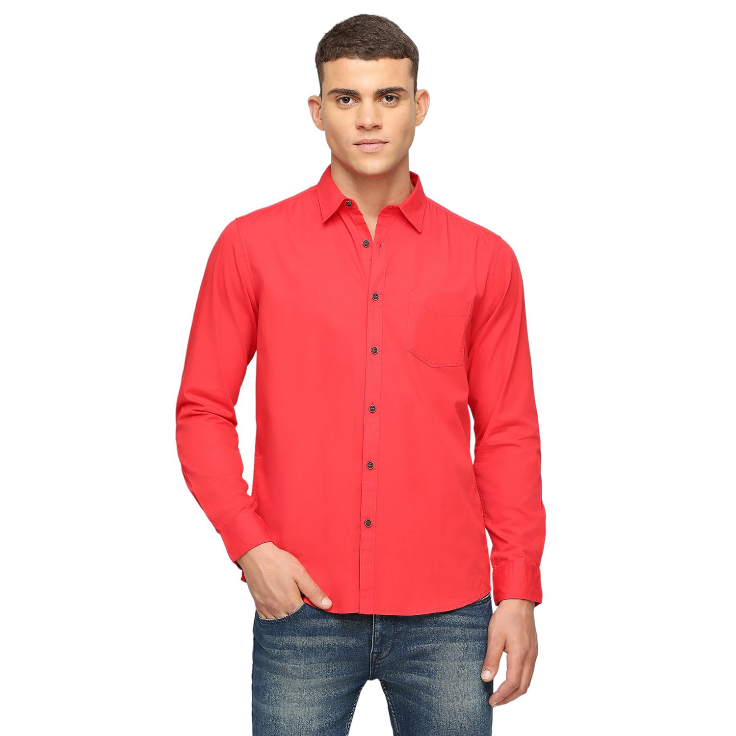 Pepe Jeans MenS Regular Fit Shirt (Pm308461_White