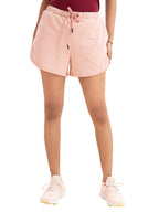 Nykd (Nyk039 Relaxed Fit Terry Cotton Shorts For Women | Soft & Comfy Shorts With Drawcord Waistband & 2 Side Pockets | Ideal Fo