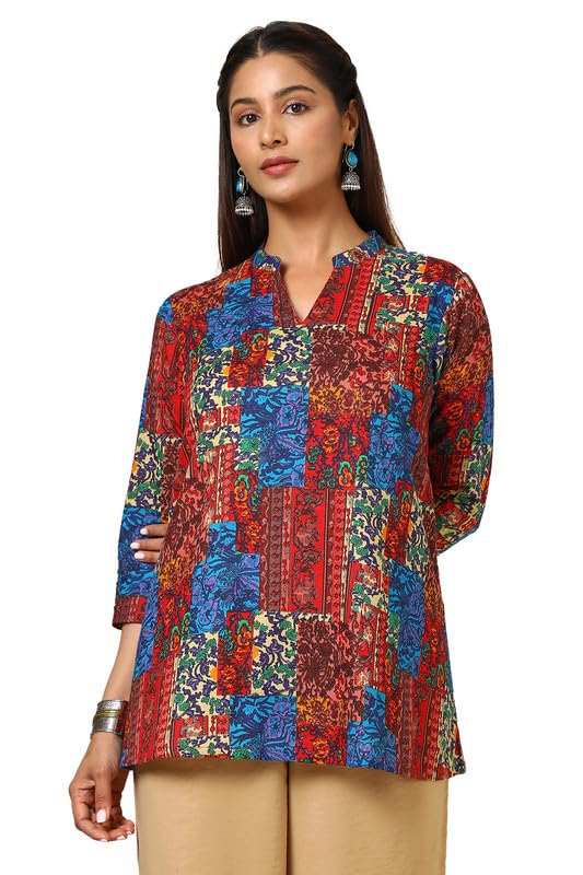 Soch Women Cotton Blend Ethnic Active Shirts & Tee