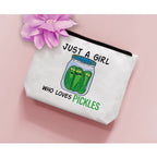 BiuNiuring Pickle Gifts for Pickle Lovers, Pickle Gifts for Women, Pickle Makeup Bag, Cosmetic Bag, Who Loves Pickles Cosmetic B